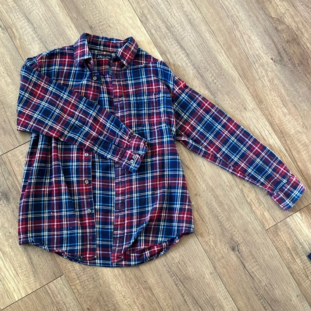 John Ashford Red and Blue Shirt